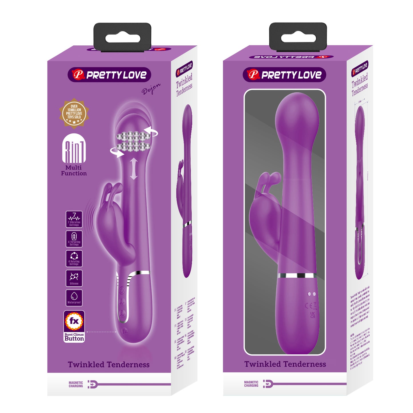 vibratore rabbit dejon viola pretty love