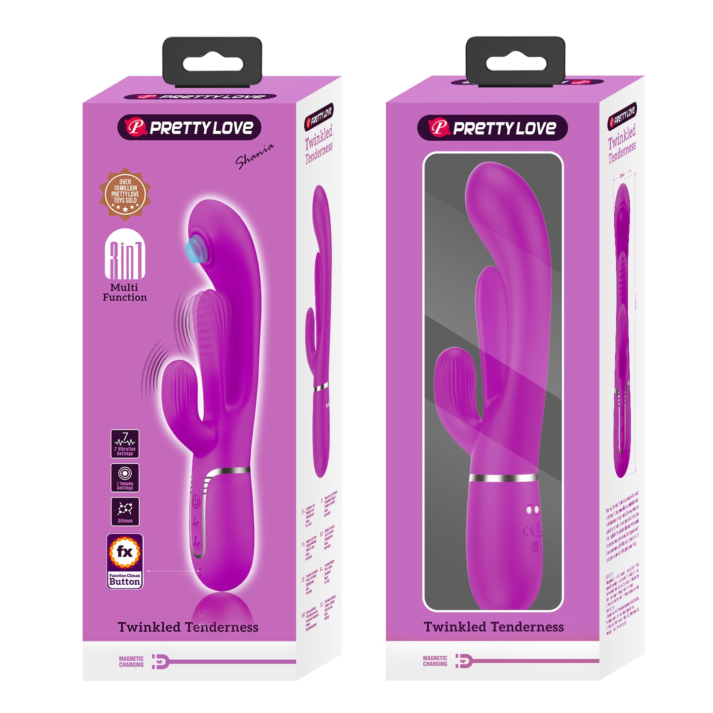 vibratore rabbit shania fucsia pretty love