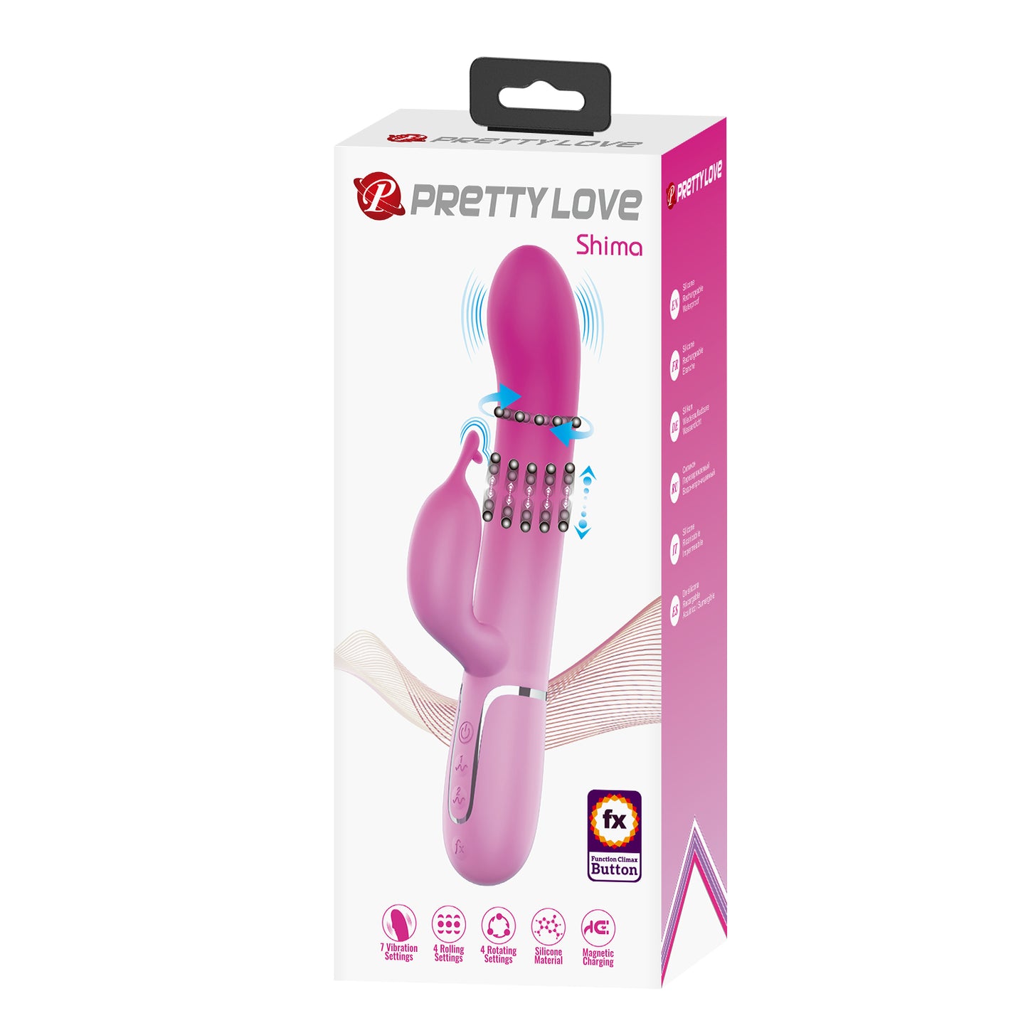 vibratore rabbit shima fucsia pretty love