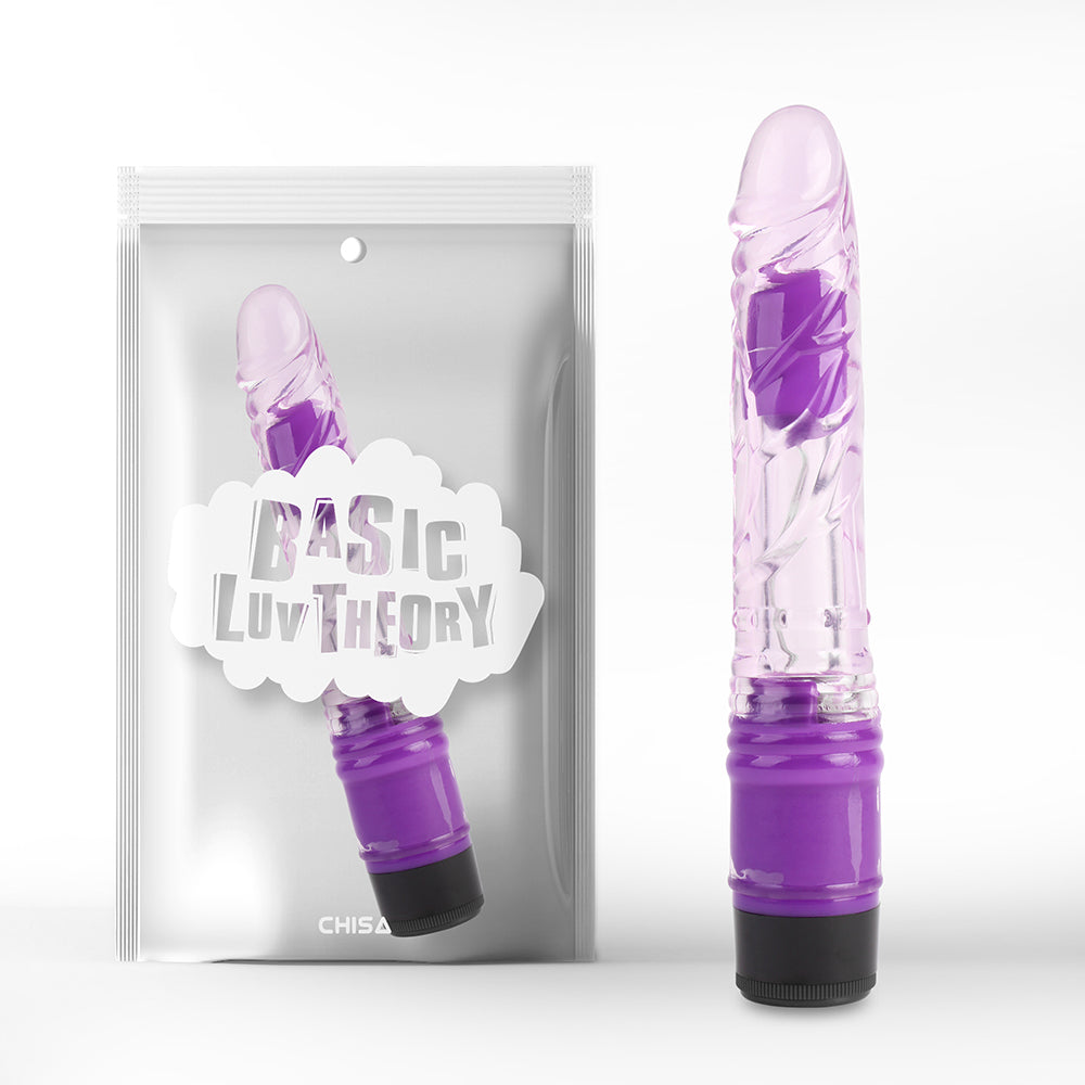 vibratore realistico hot vibes viola chisa