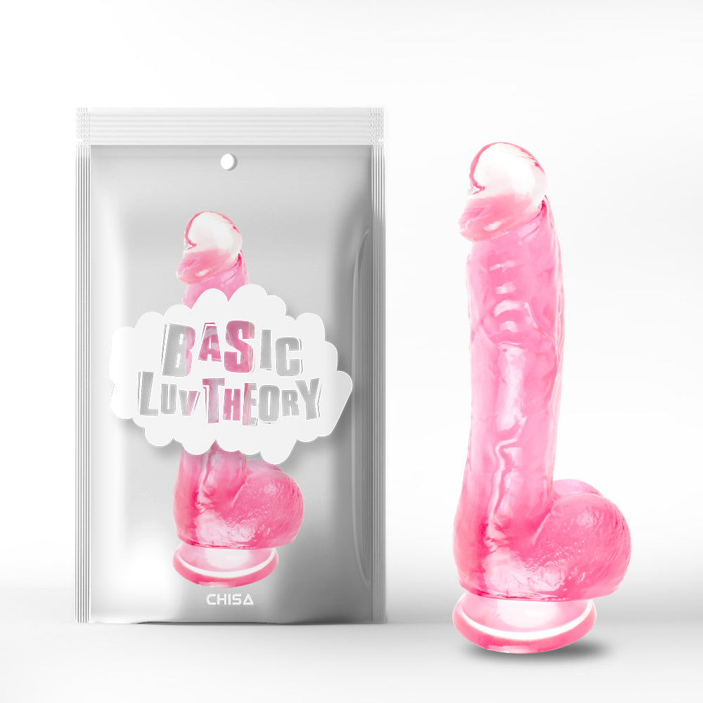 dildo realistico erotic bliss rosa trasparente chisa