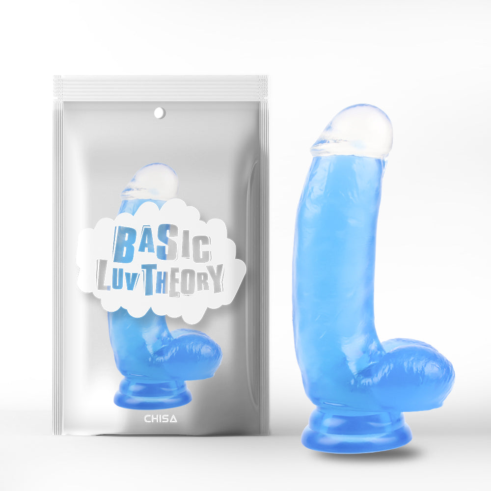 dildo realistico lover blu trasparente chisa