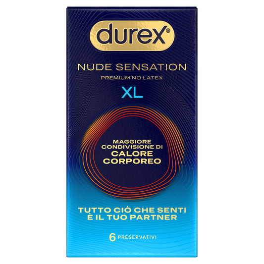 preservativi durex nude sensation xl 6pz