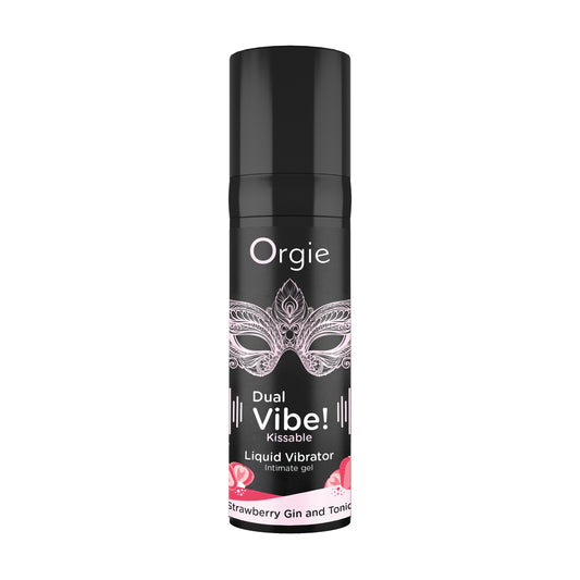 vibratore liquido dual vibe strawberry gin and tonic 15ml orgie