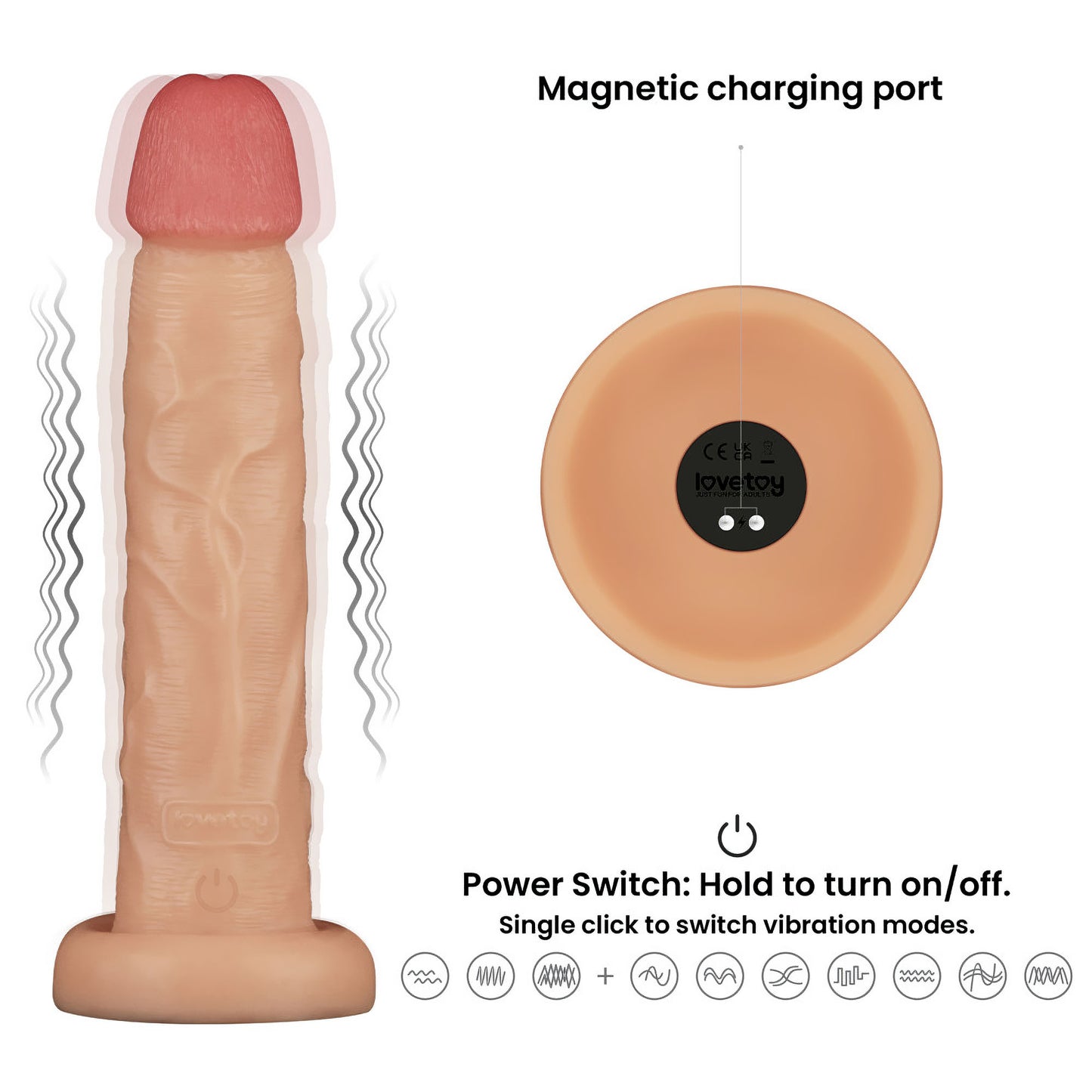 vibratore realistico pure desire lovetoy