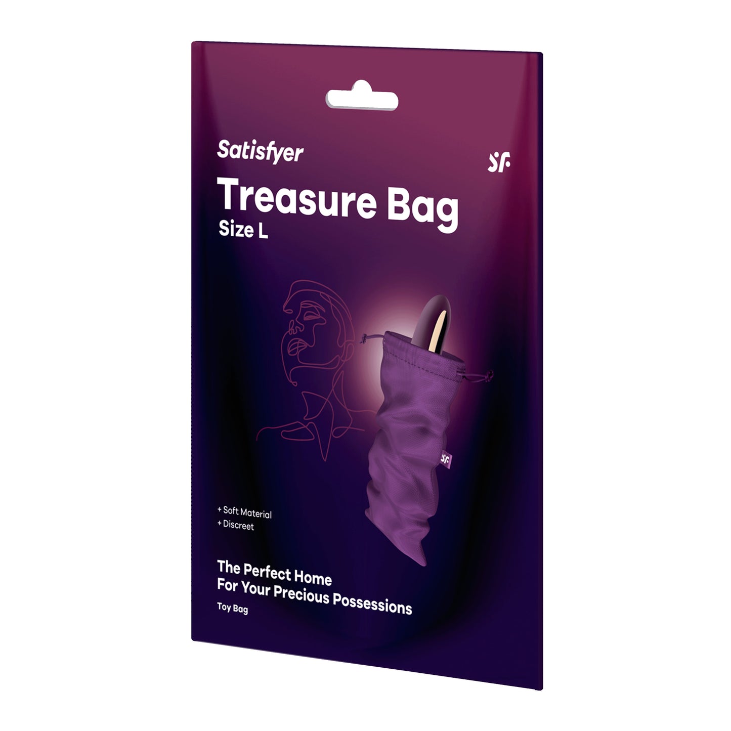 borsa per sex toys treasure bag l viola satisfyer