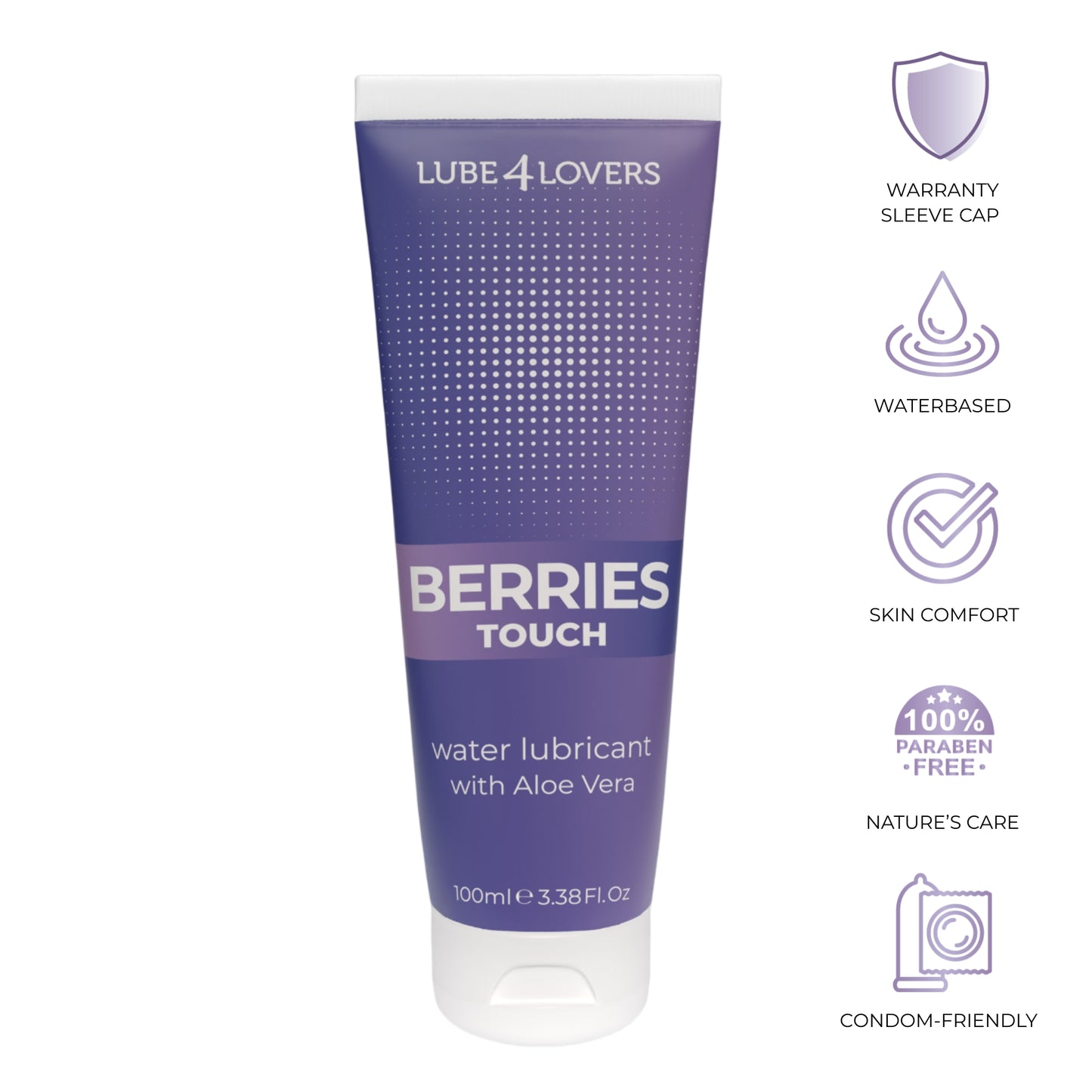 lubrificante vaginale water touch berries 100ml lube4lovers