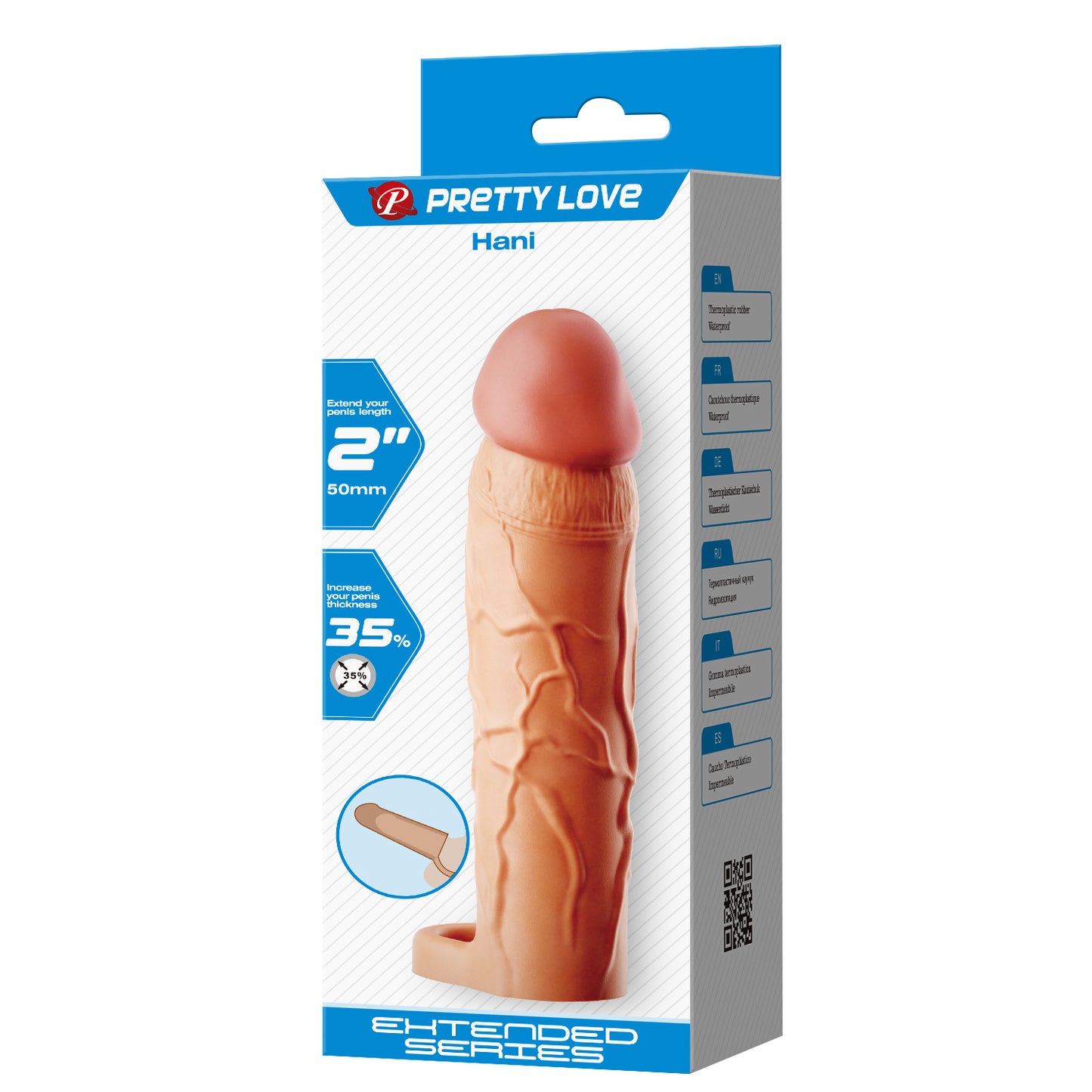 guaina e prolunga pene hani rosa flesh pretty love