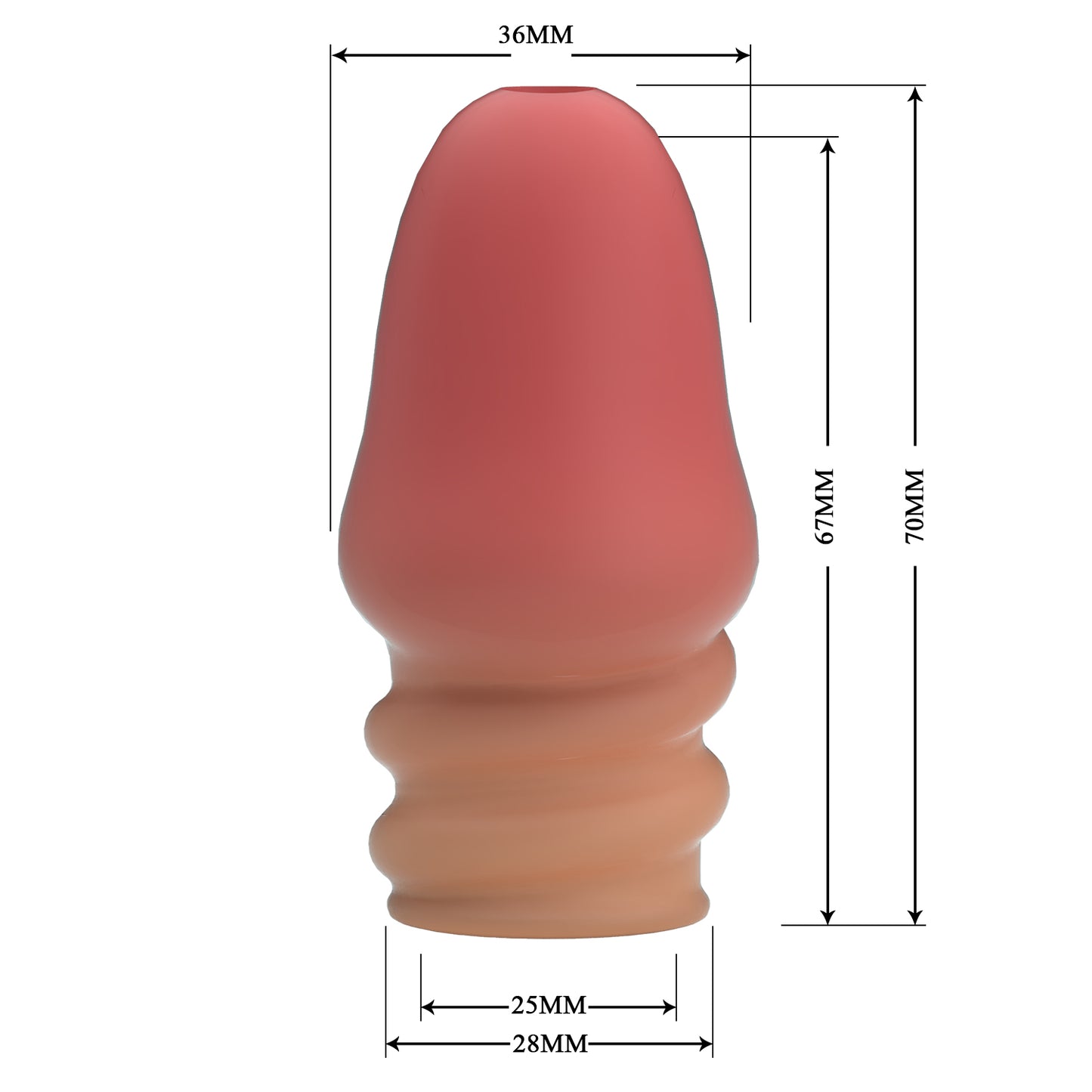 guaina fallica jeremy ii rosa flesh pretty love