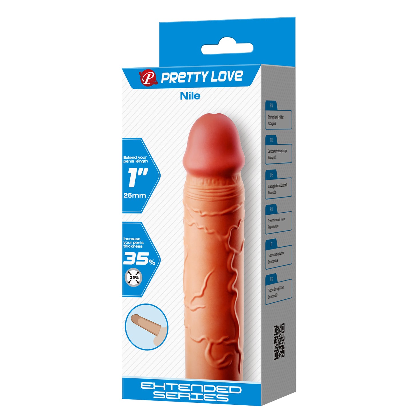 guaina e prolunga pene nile rosa flesh pretty love