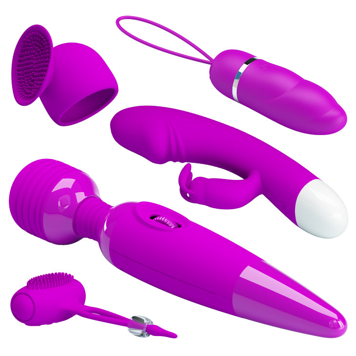 kit vibratori purple desire fucsia pretty love