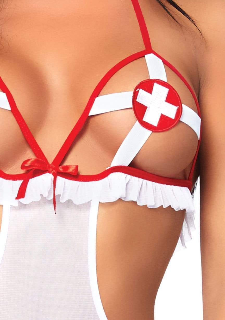 costume infermiera sexy roleplay taglia unica leg avenue