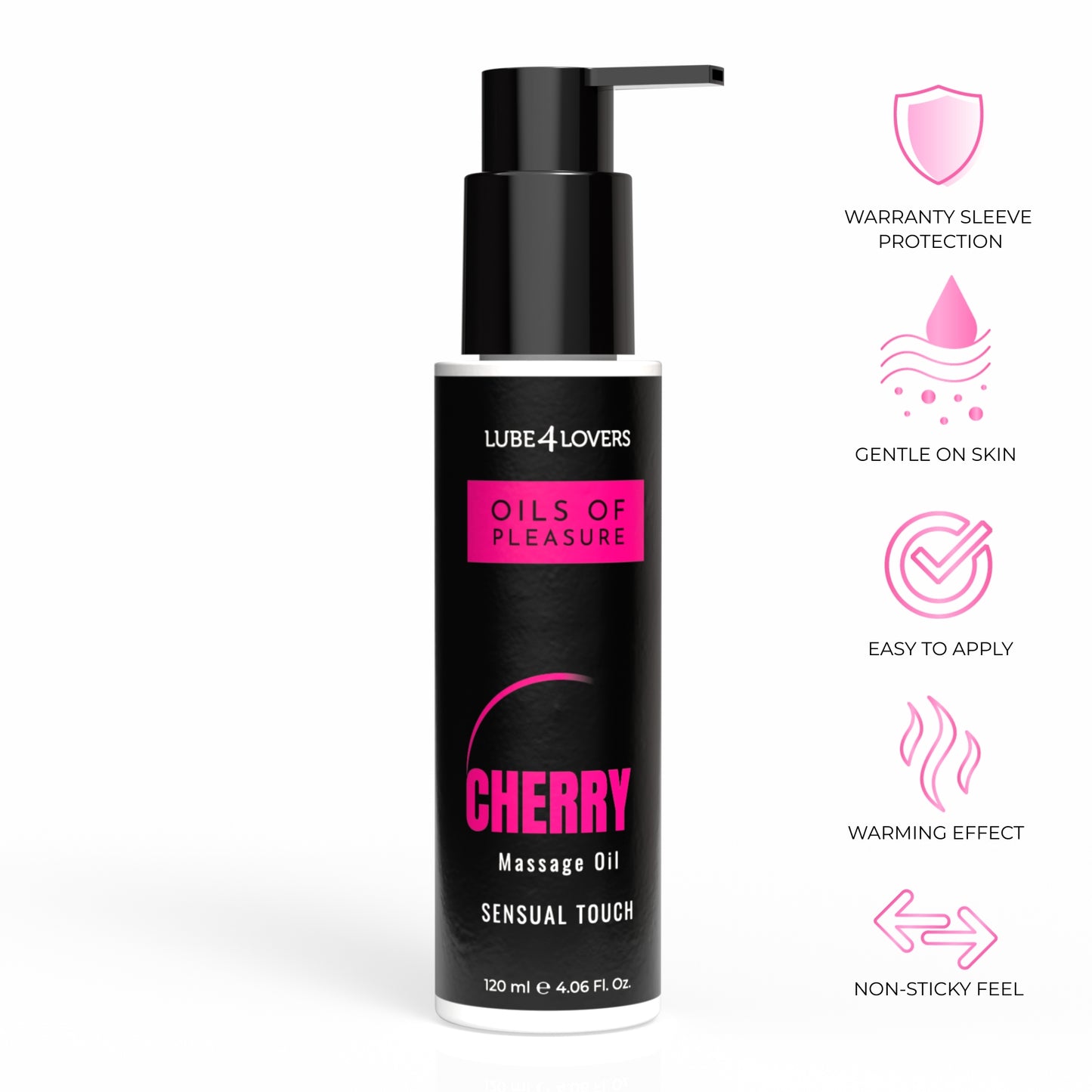 olio massaggio pleasure ciliegia 120ml lube4lovers