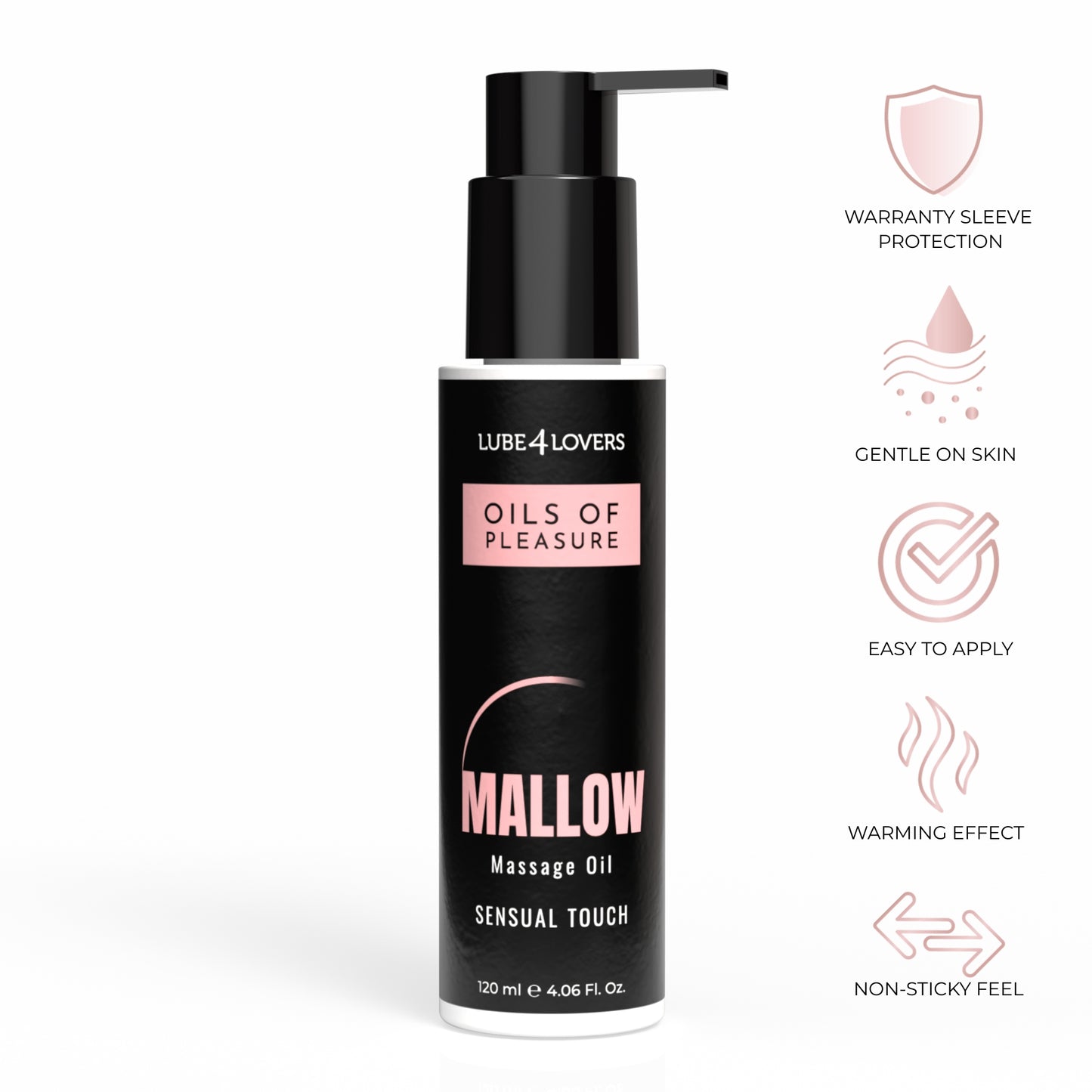 olio massaggio pleasure marshmallow 120ml lube4lovers