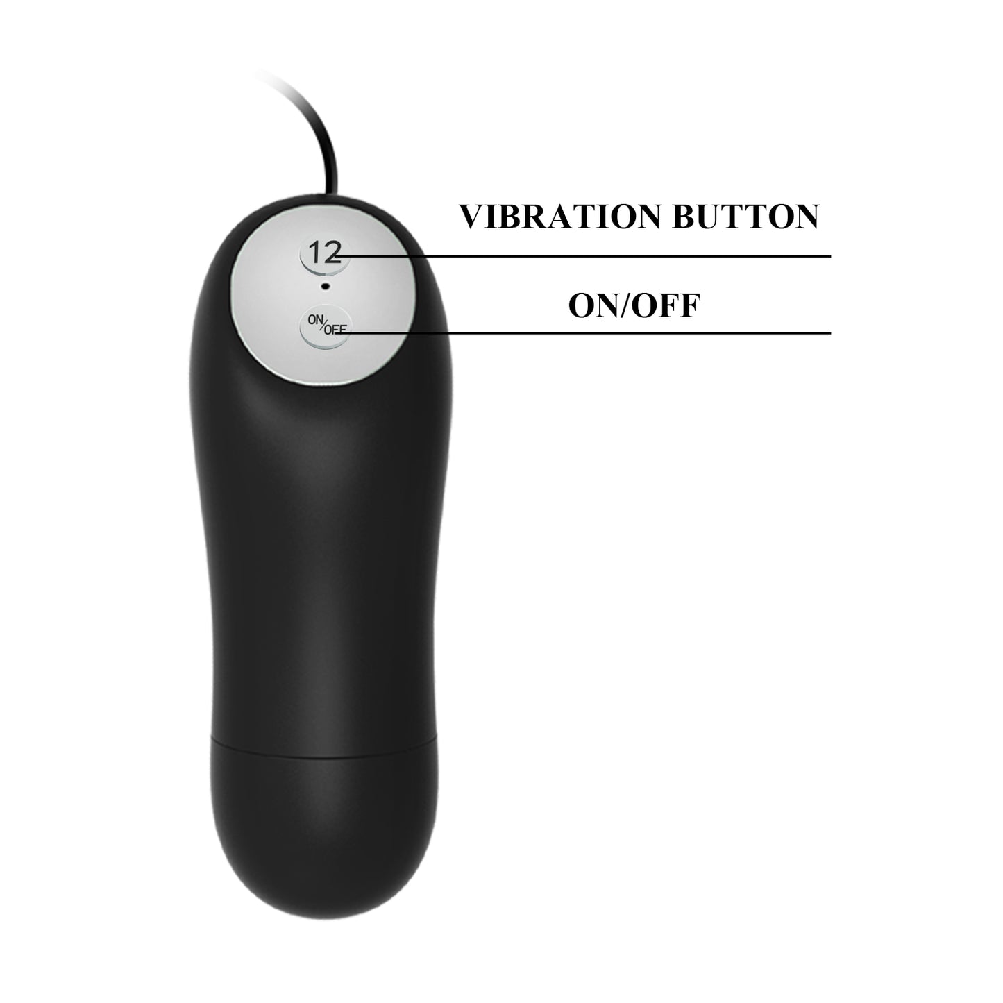 vibratore anale special pine nero pretty love