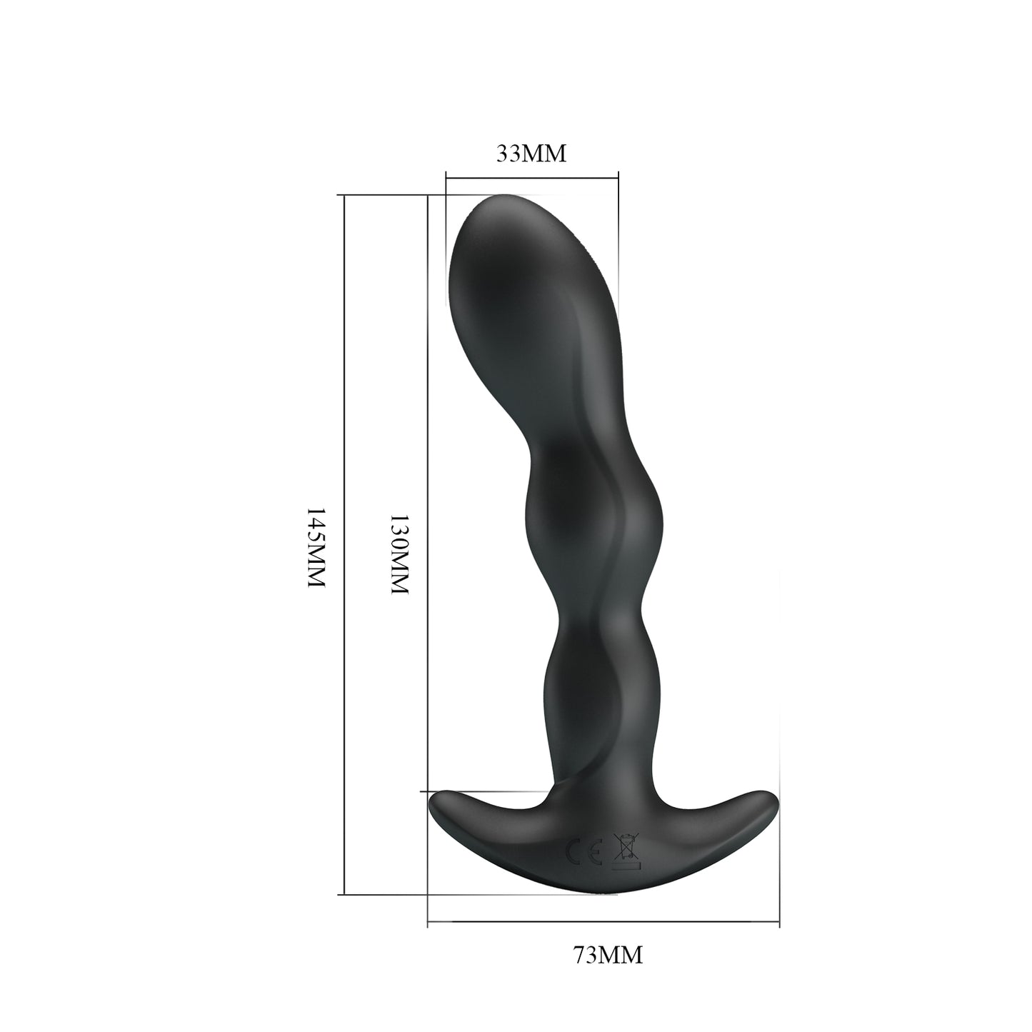 vibratore anale special massager nero pretty love