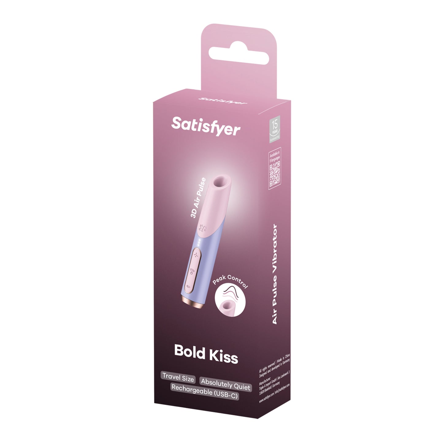 succhia clitoride bold kiss rosa viola satisfyer