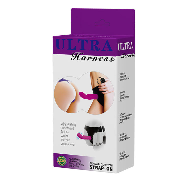 strap on ultra harness vibrant purple fantasy fucsia baile