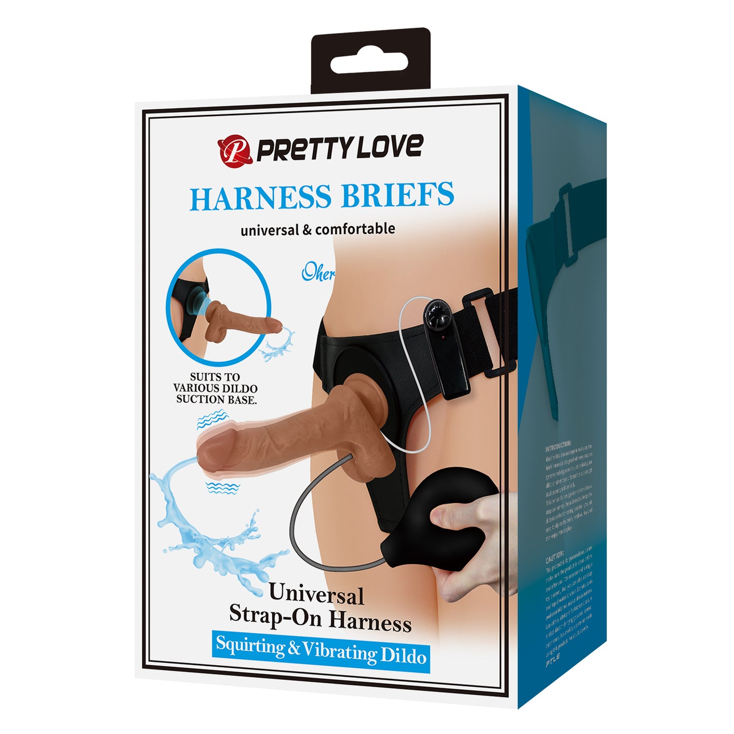 strap on vibrante ohen marrone chiaro pretty love