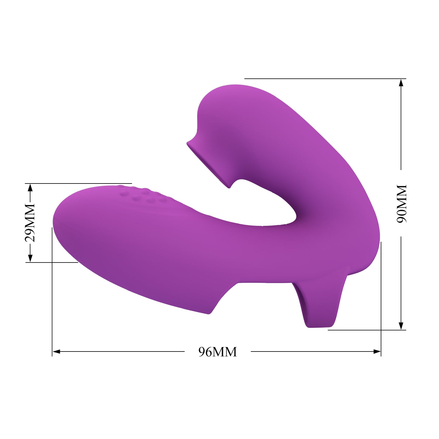 vibratore doppia stimolazione athena viola pretty love