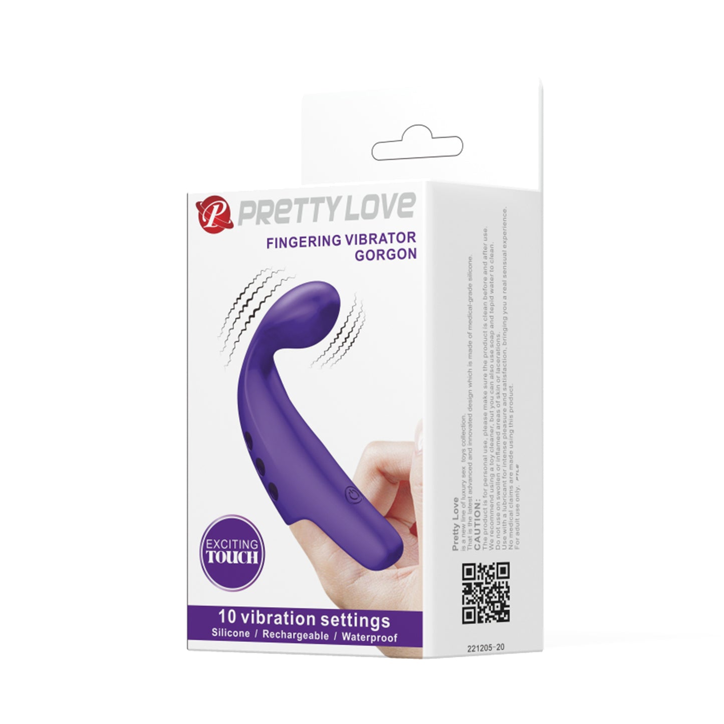 vibratore clitoride gorgon viola pretty love