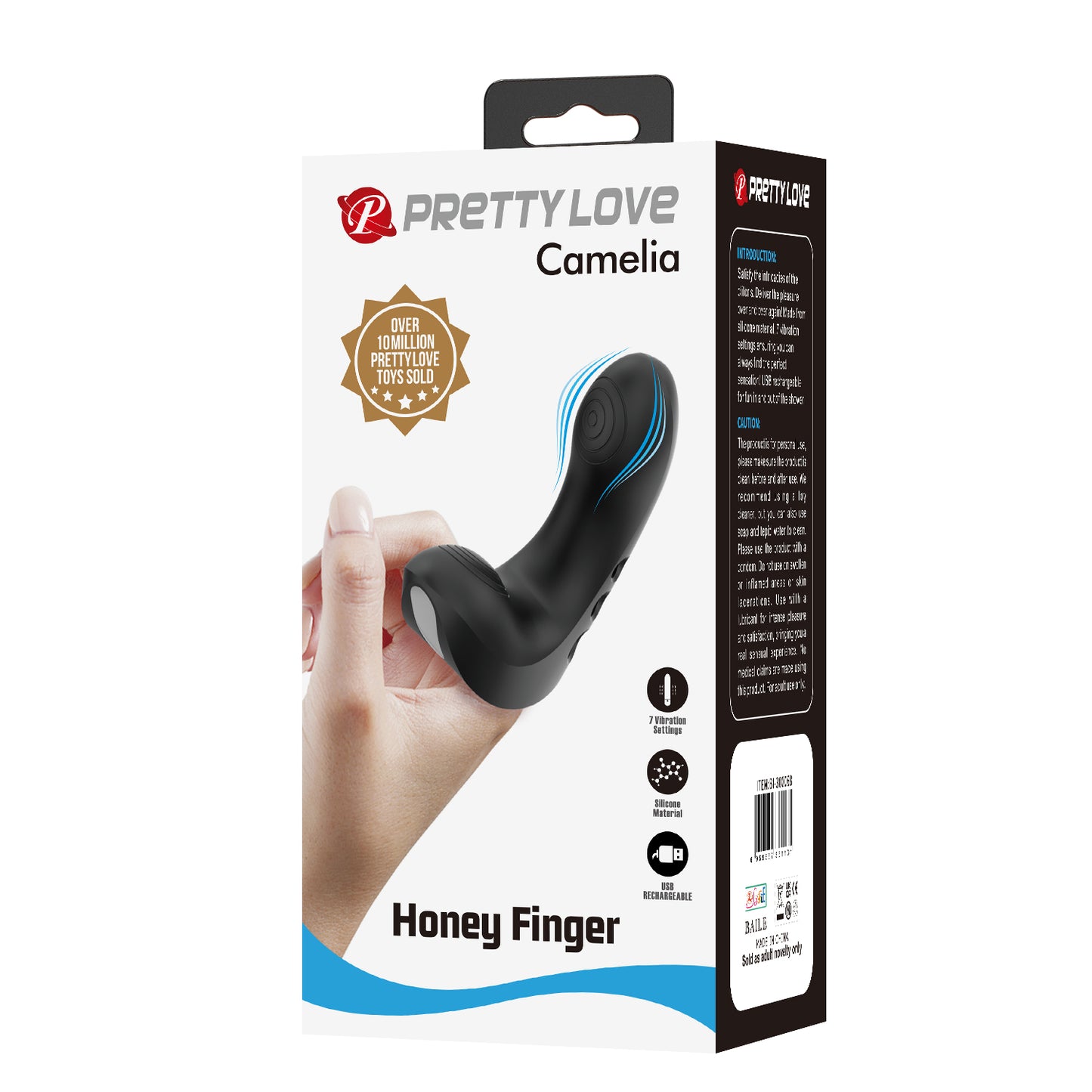 mini vibratore camelia nero pretty love