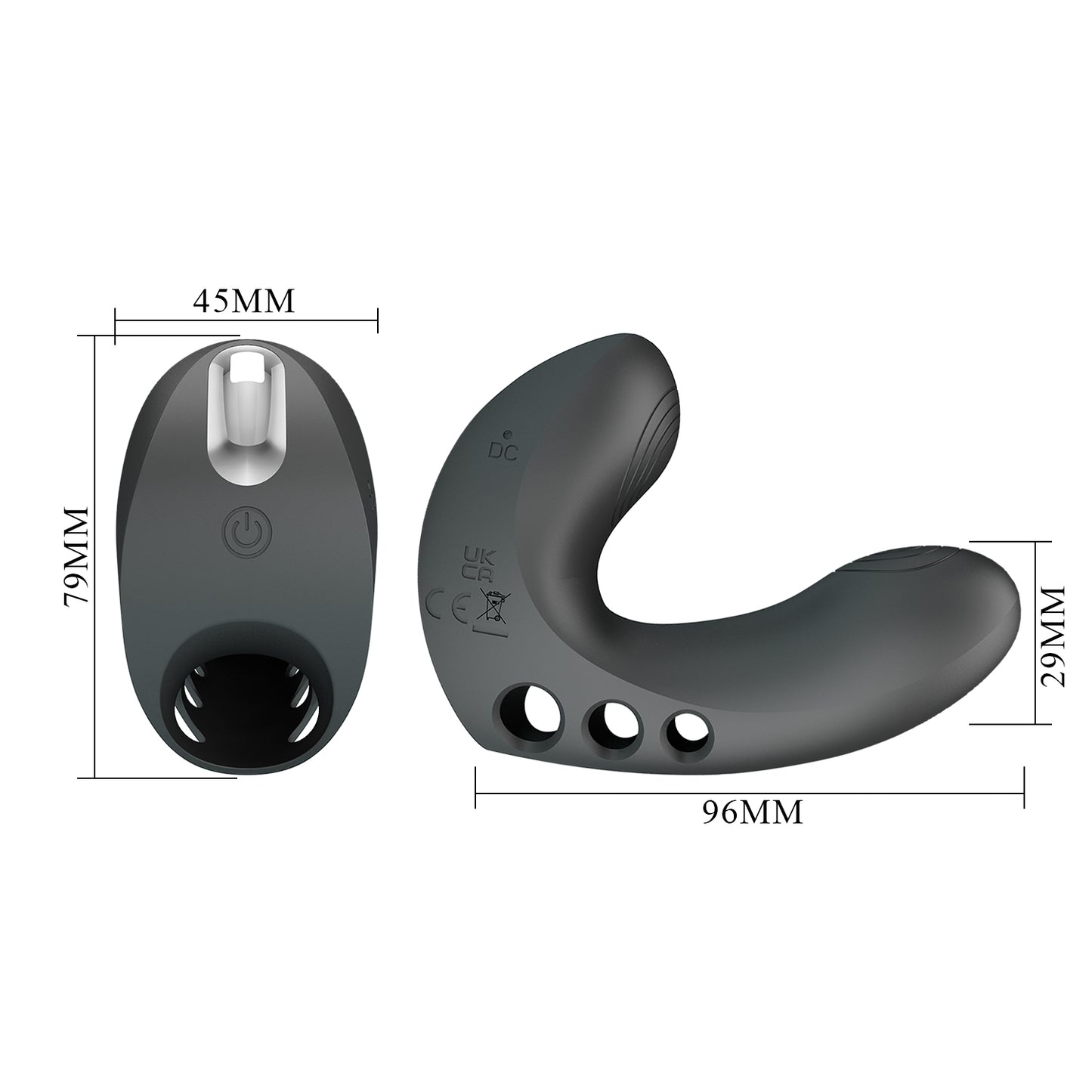 mini vibratore camelia nero pretty love