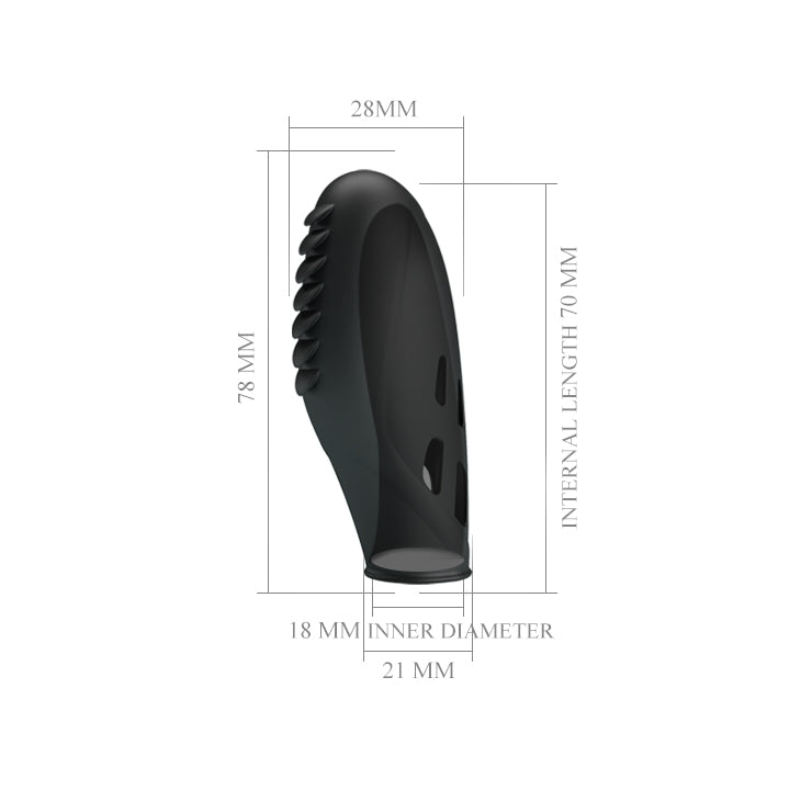 vibratore clitoride gilo nero pretty love