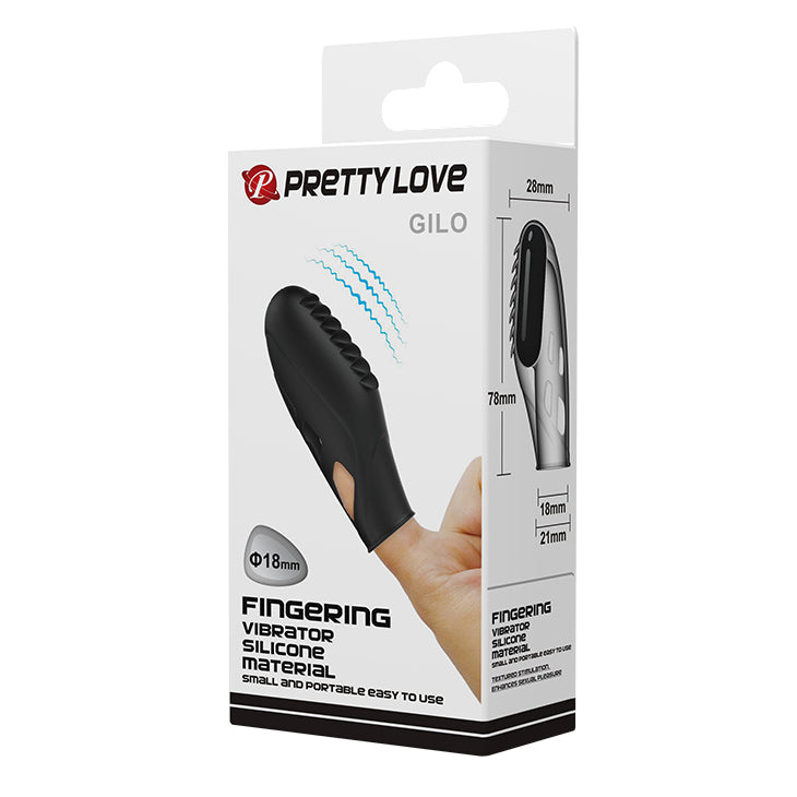 vibratore clitoride gilo nero pretty love