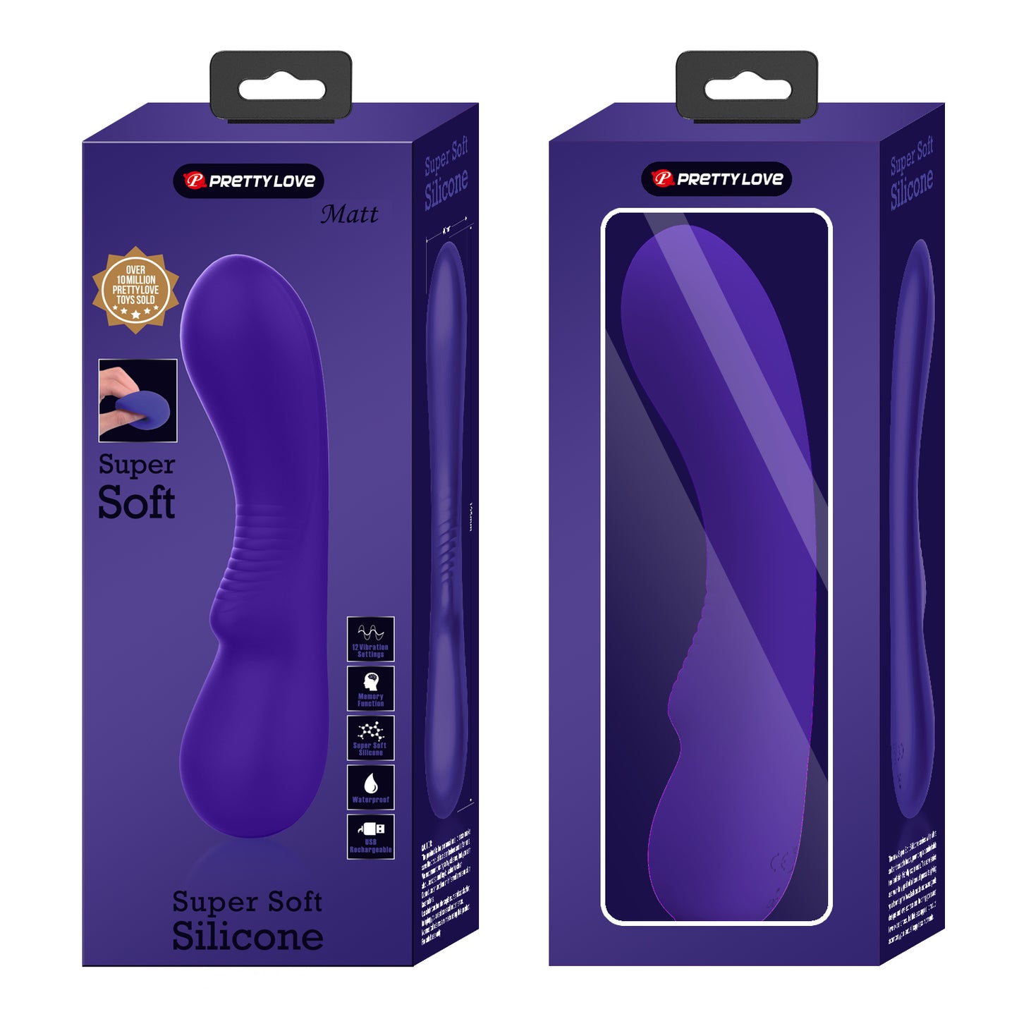 vibratore punto g matt viola pretty love