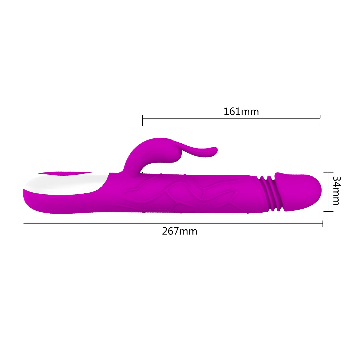 vibratore rabbit adrian fucsia pretty love