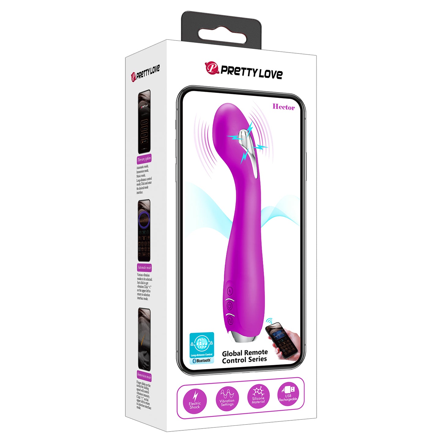 vibratore punto g heetor fucsia pretty love