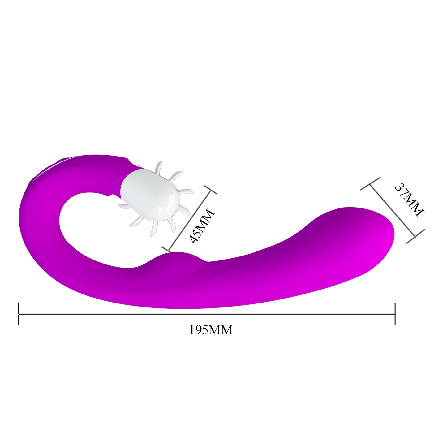 vibratore rabbit magic tongue fucsia pretty love