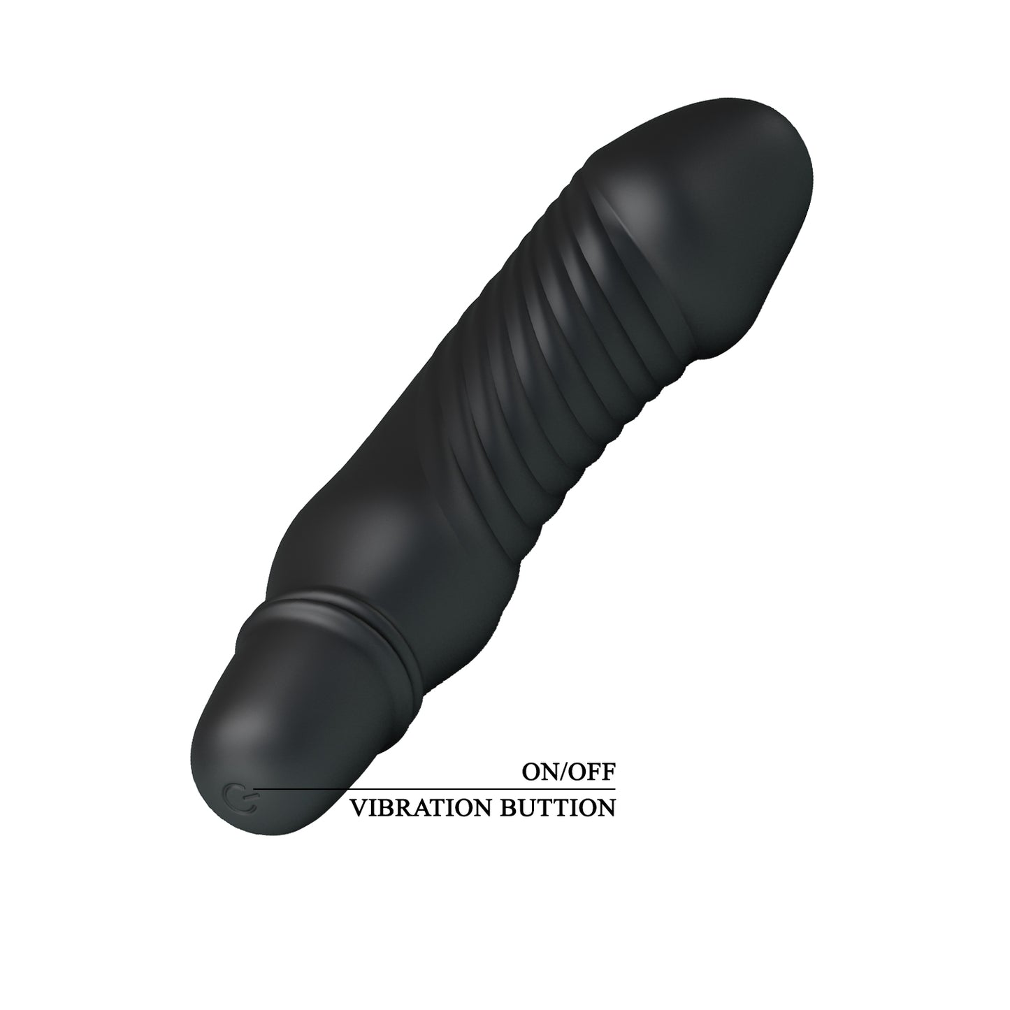 vibratore realistico steve nero pretty love