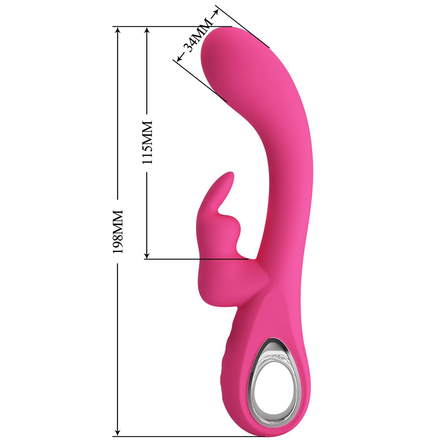 vibratore rabbit novak fucsia pretty love