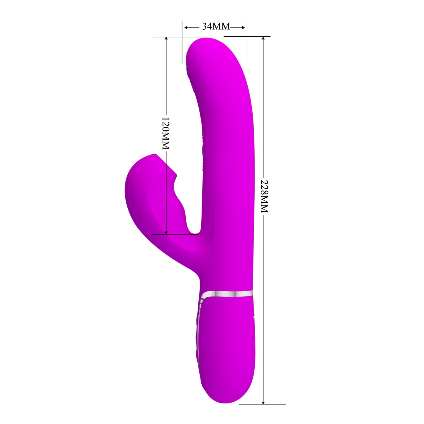 vibratore rabbit perdita fucsia pretty love