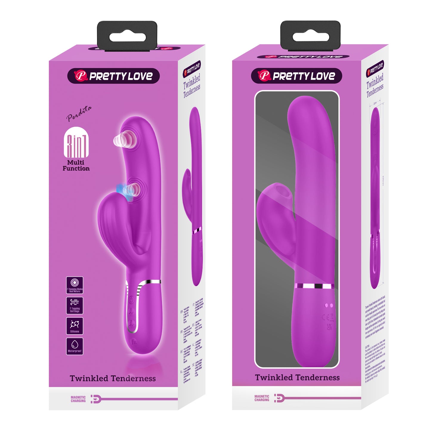 vibratore rabbit perdita fucsia pretty love