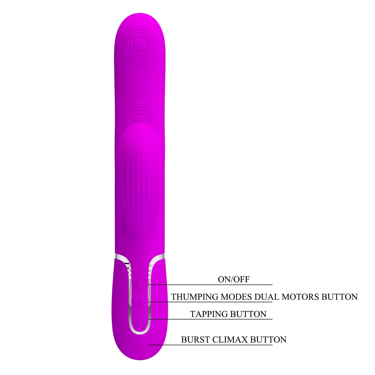 vibratore rabbit perdita fucsia pretty love
