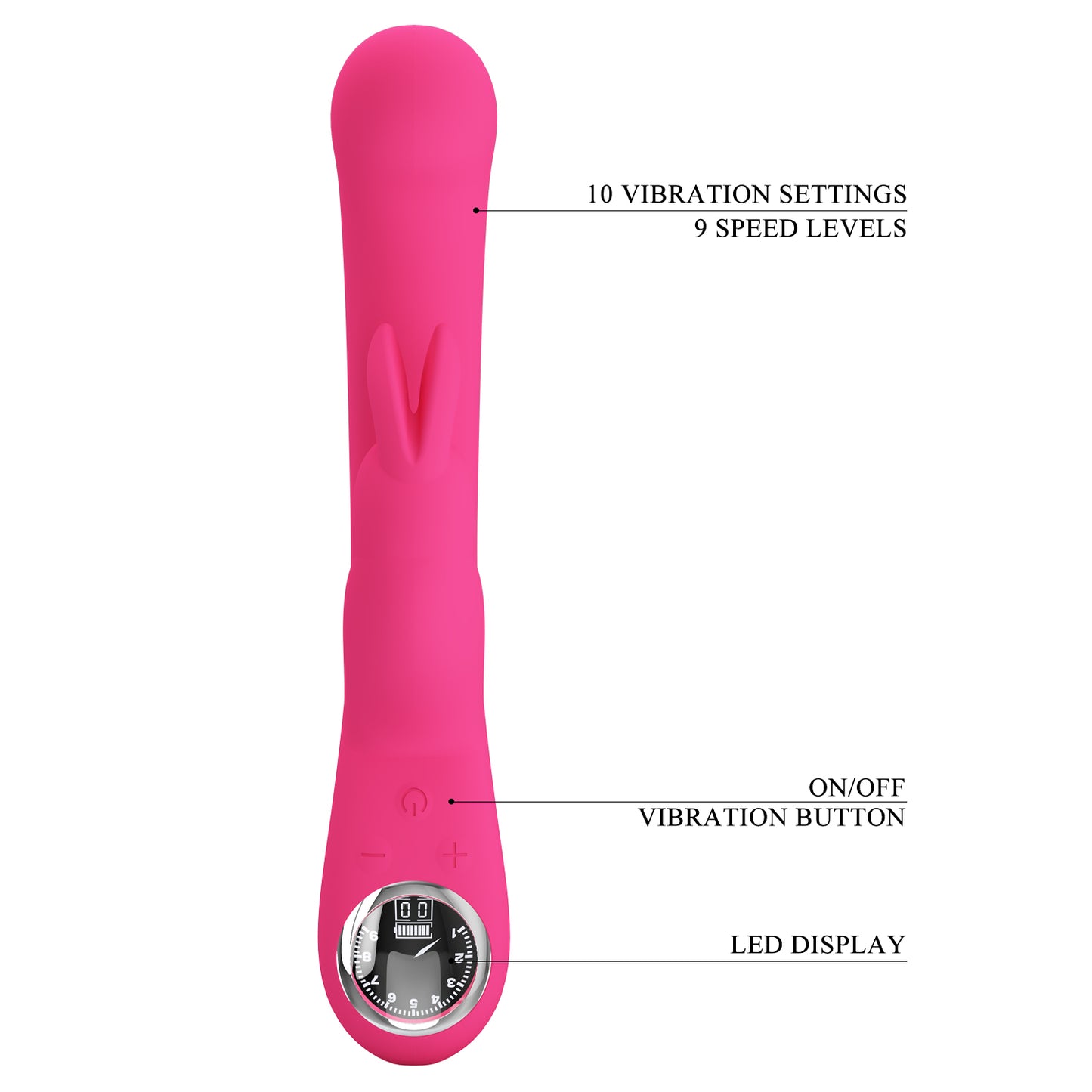 vibratore rabbit lamar fucsia pretty love