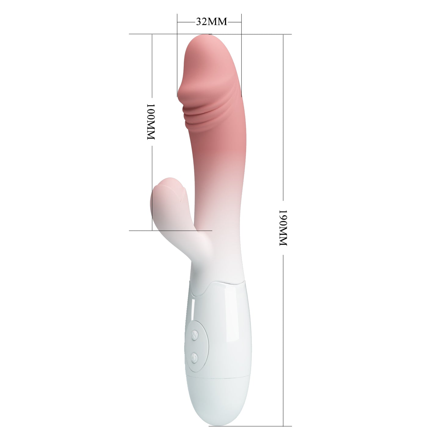 vibratore rabbit slappy rosa sfumato pretty love