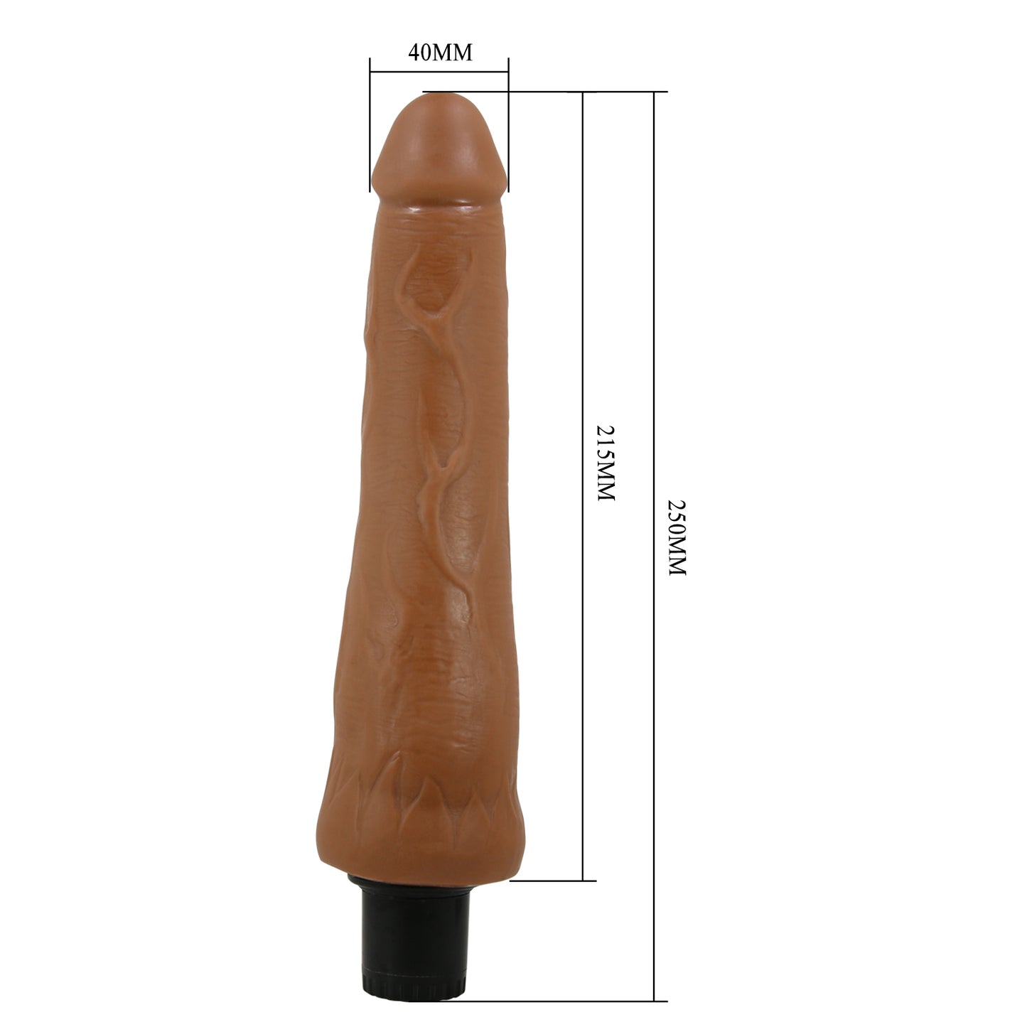 vibratore realistico alfredo marrone chiaro pretty love