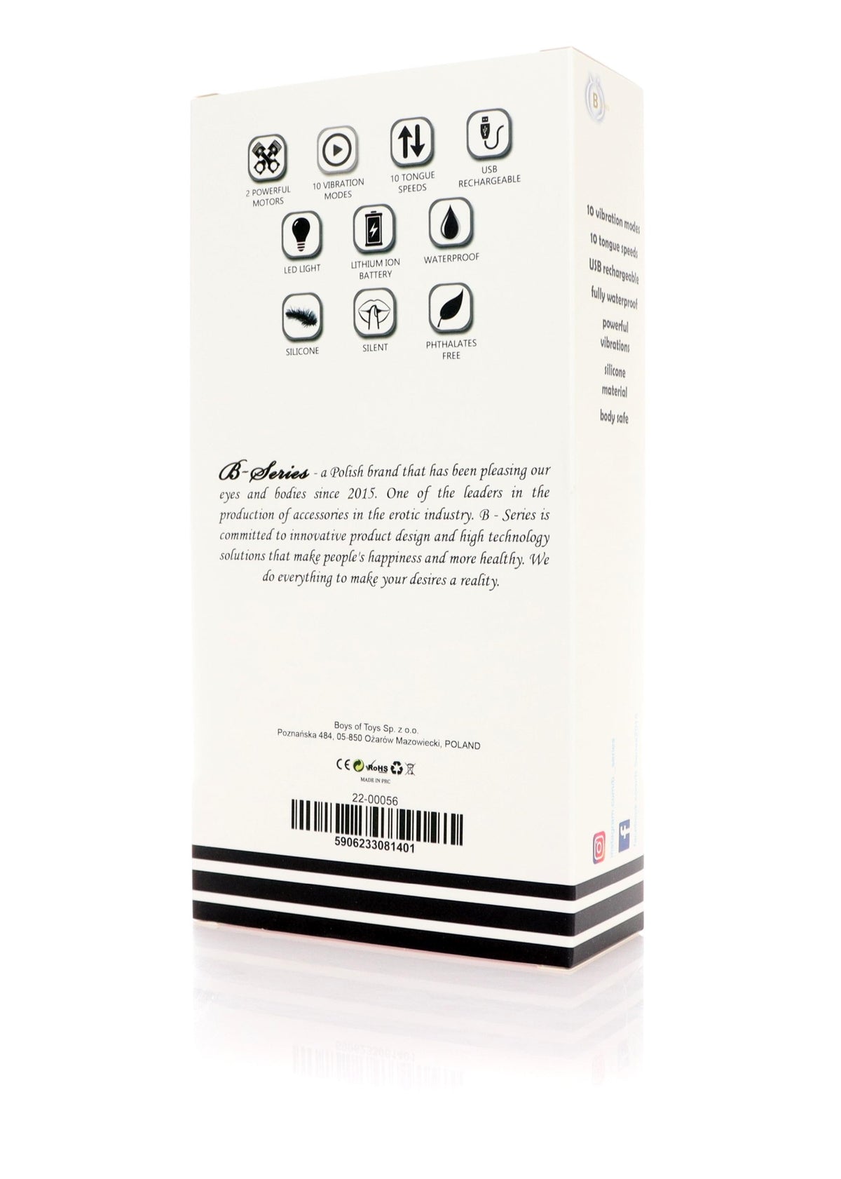vibratore doppia stimolazione licking rosso
