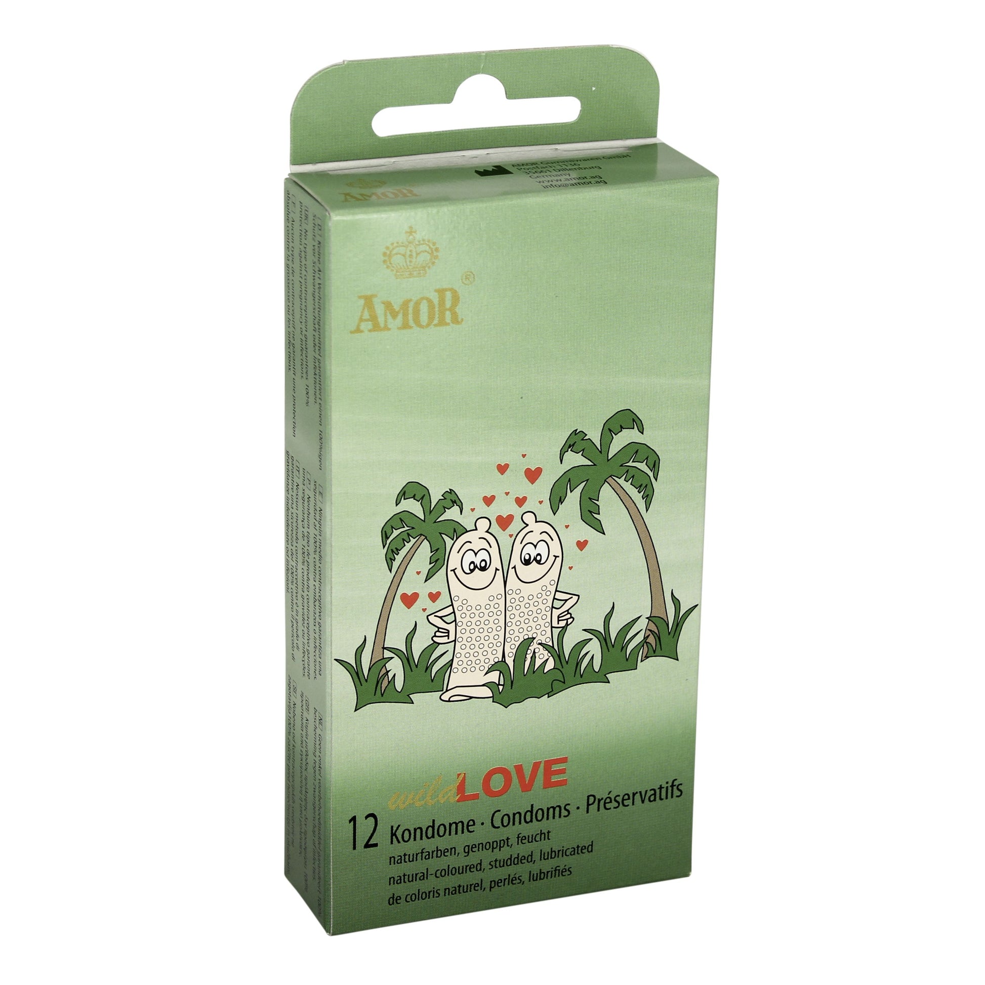 preservativi stimolanti wild love 12pz amor