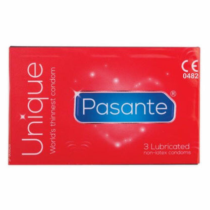 preservativi senza lattice unique 3pz pasante