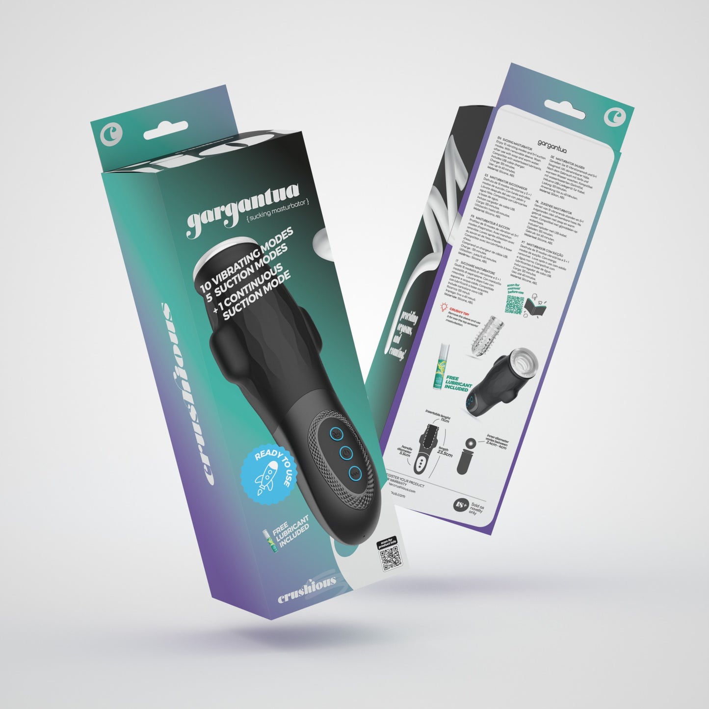 masturbatore automatico gargantua nero crushious