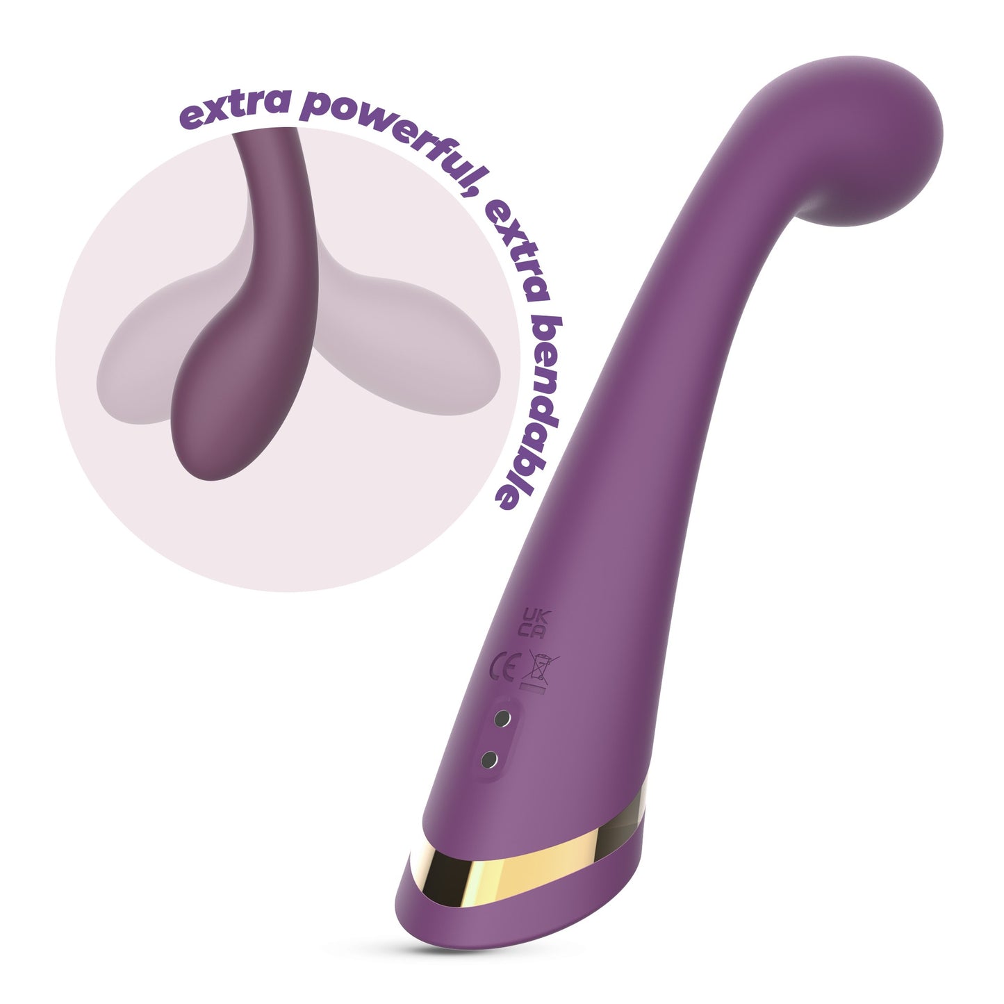 vibratore punto g midas viola crushious
