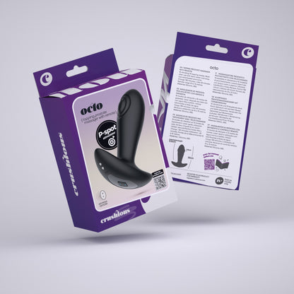 vibratore anale octo nero crushious