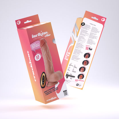 vibratore realistico inviktus rosa flesh crushious