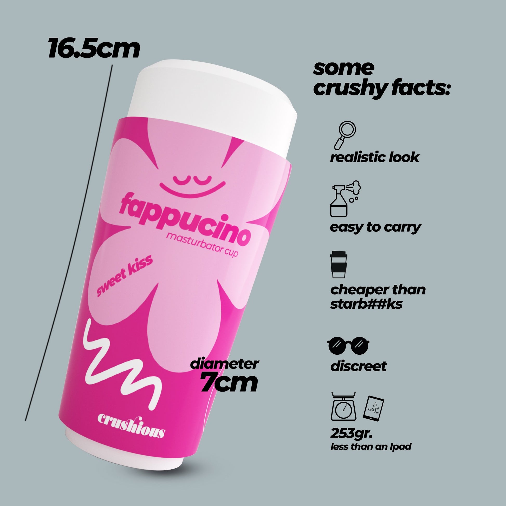 vagina artificiale fappuccino sweet kiss crushious