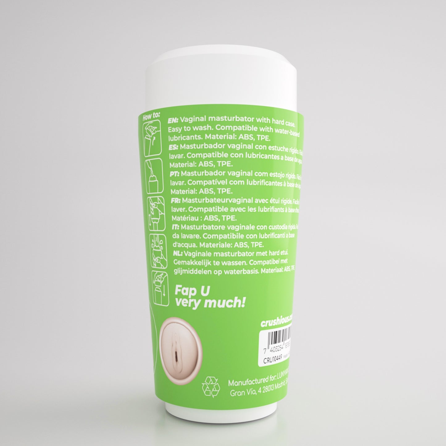 vagina artificiale fappuccino creamy pussy crushious